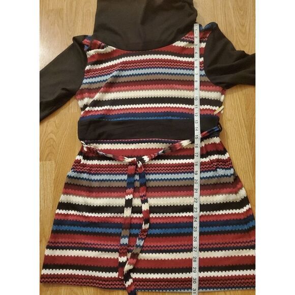 Papillon Belted Striped Sweater Dress - Picture 9 of 11